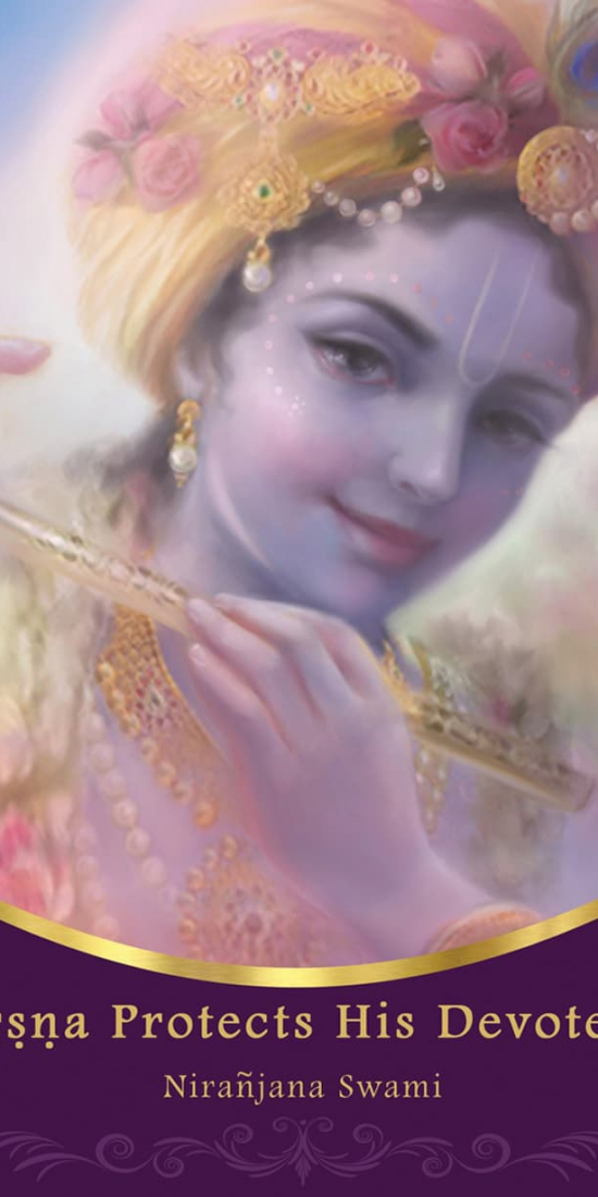 Krishna Protects His Devotees Book Cover